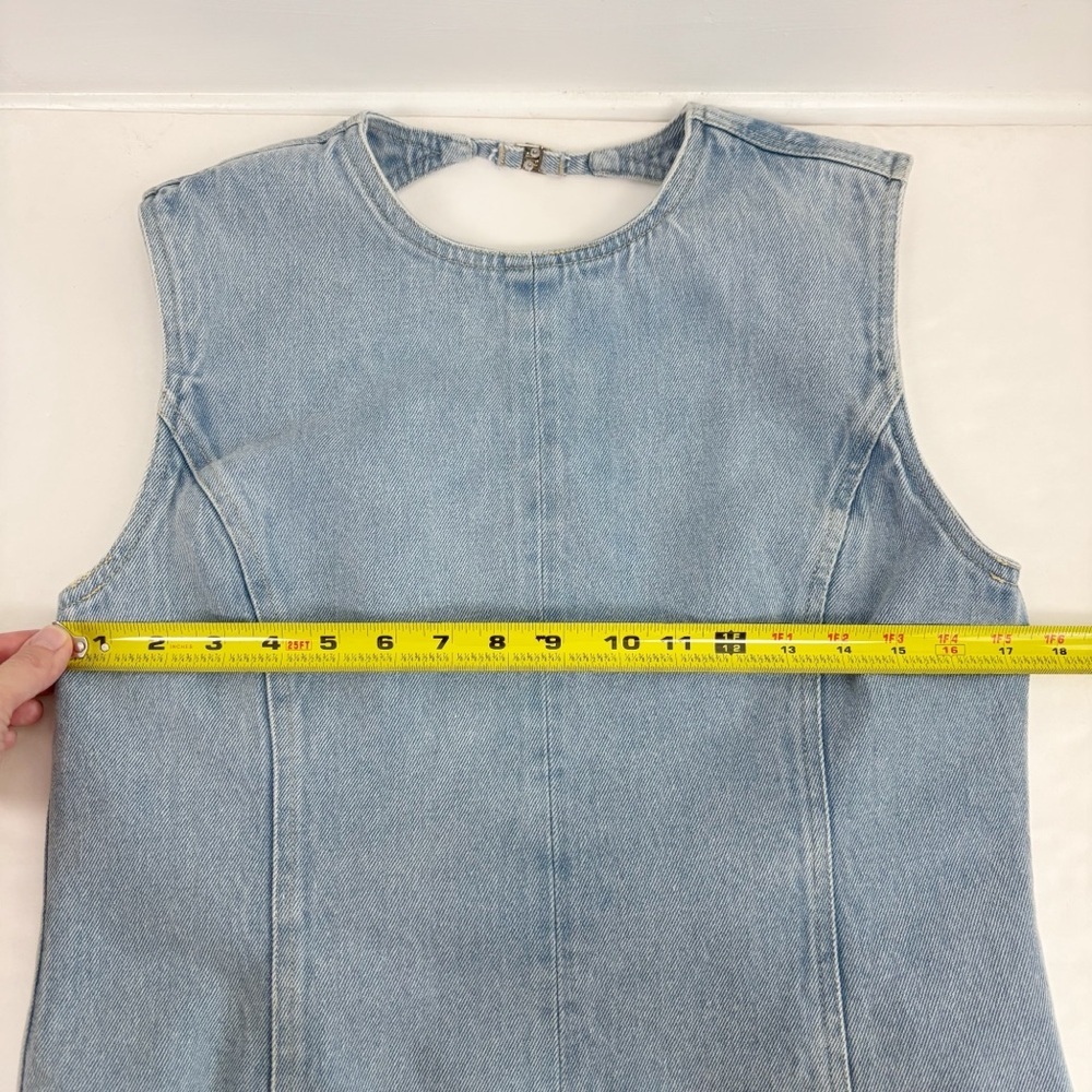 LIONESS Countryside Top in Classic Denim Size L - Picture 13 of 14